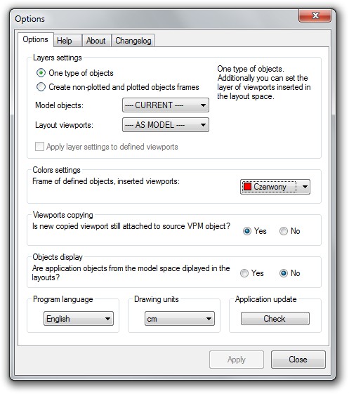 scaling viewport in bricscad